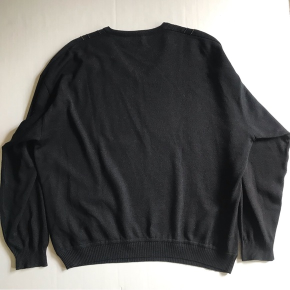 St Croix Knits Men’s V-neck Sweater Wool Blend Size Large. - Picture 4 of 5